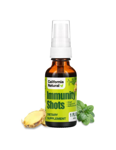 Inyecciones de Inmunidad Natural California 30ml Jengibre y Orégano