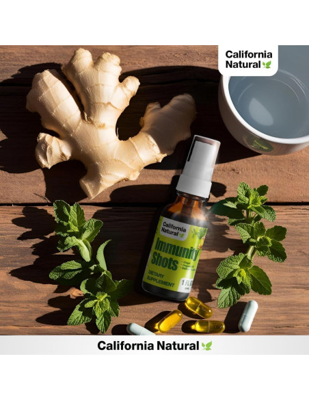 Inyecciones de Inmunidad Natural California 30ml Jengibre y Orégano