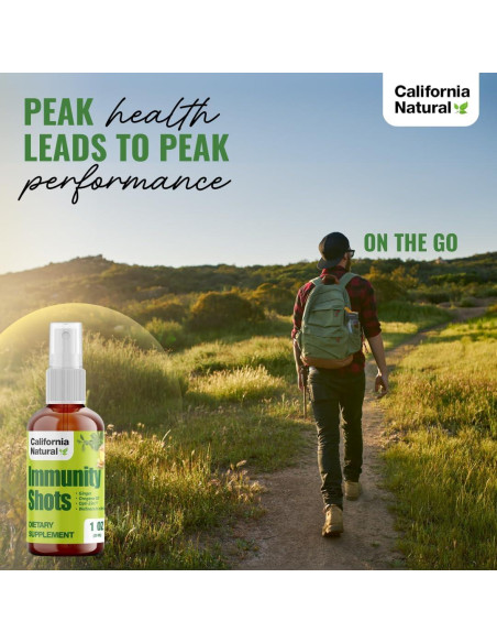 Inyecciones de Inmunidad Natural California 30ml Jengibre y Orégano