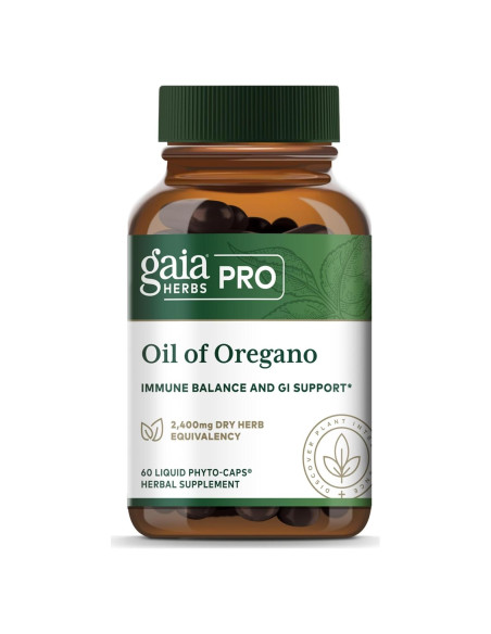 Aceite de Orégano Gaia Herbs 60 cápsulas blandas 159g