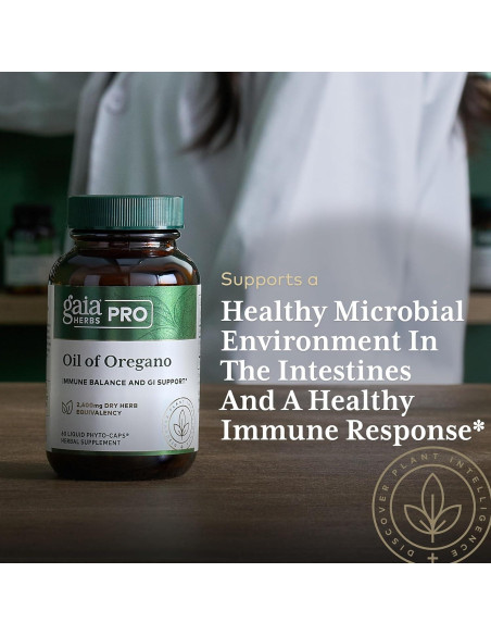 Aceite de Orégano Gaia Herbs 60 cápsulas blandas 159g