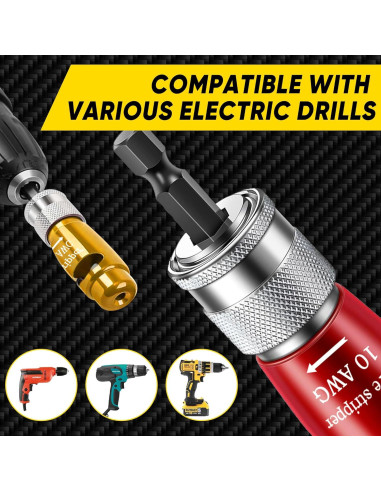 Desforradora de Alambre Mriykio 8 en 1 para Taladro