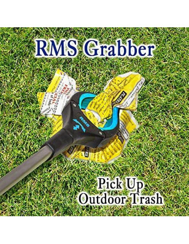 Agarrador Extra Largo RMS 86 cm con Mandíbula Giratoria - Azul