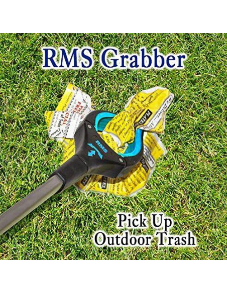 Agarrador Extra Largo RMS 86 cm con Mandíbula Giratoria - Azul