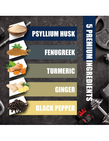 Suplemento de Fibra BMVINVOL Cáscara de Psyllium 240 Cápsulas