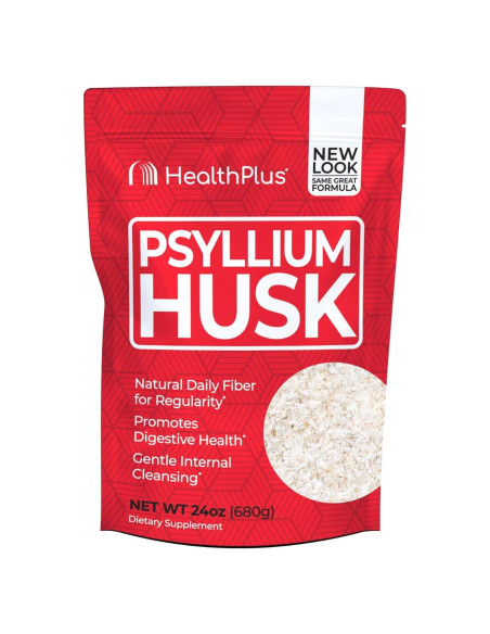 Cápsulas de Psyllium Health Plus 680 g - Suplemento de Fibra