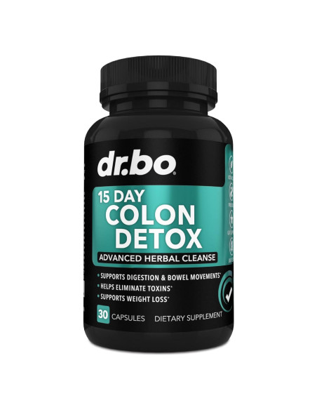Limpiador de Colon Detox Dr. Bo - 15 Días - Laxante Natural