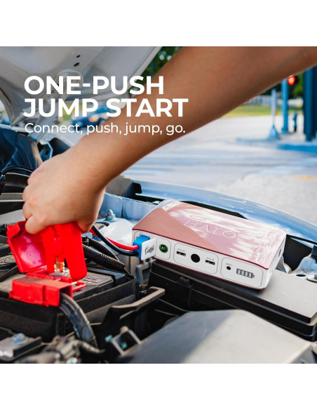 Cargador Portátil HALO Bolt 58830 mWh Oro Rosa 120A