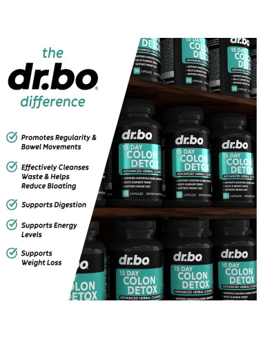 Limpiador de Colon Detox Dr. Bo - 15 Días - Laxante Natural