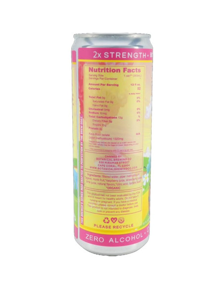 Bebida Espumosa de Kava Unicorn P Botanical Brewing 355 ml 4 Latas