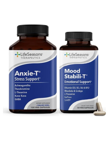 LifeSeasons Anxie-T 180 Cápsulas - Apoyo Estado de Ánimo