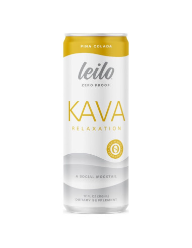 Bebida Mocktail de Pina Colada LEILO - Paquete de 12 Latas 355ml