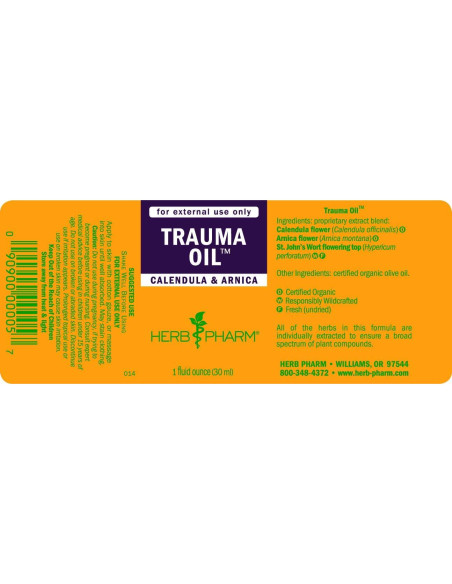 Aceite Traumatológico Herb Pharm 0.54 kg - Uso Tópico