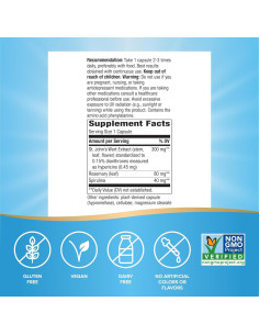 Extracto de Hierba de San Juan Nature's Way - 90 Cápsulas 2