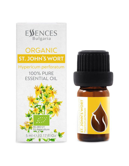 Aceite Esencial de Hierba de San Juan Orgánico Essences 5ml Puro