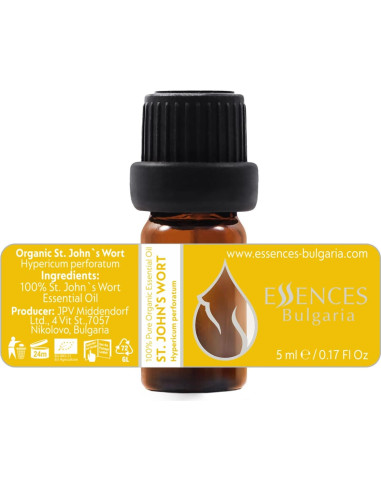 Aceite Esencial de Hierba de San Juan Orgánico Essences 5ml Puro