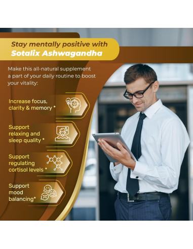 Suplemento Ashwagandha Sotalix 150 Cápsulas - Natural y Efectivo