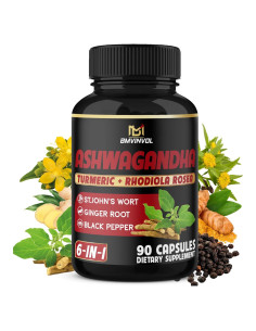 Cápsulas de Ashwagandha BMVINVOL - 90 Veganas - Suplemento Herbal