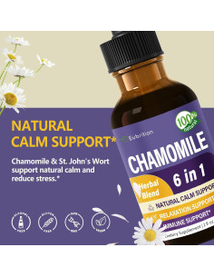 Extracto de Manzanilla Eubrition 60 ml - Suplemento Herbal Calmante 2