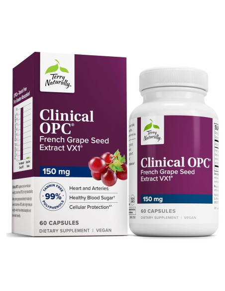 Suplemento Terry Naturally Clinical OPC 150 mg - 60 Gelatinas Blandas