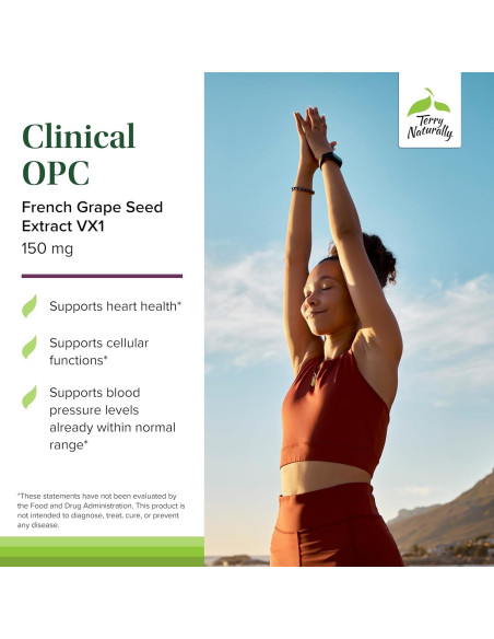 Suplemento Terry Naturally Clinical OPC 150 mg - 60 Gelatinas Blandas