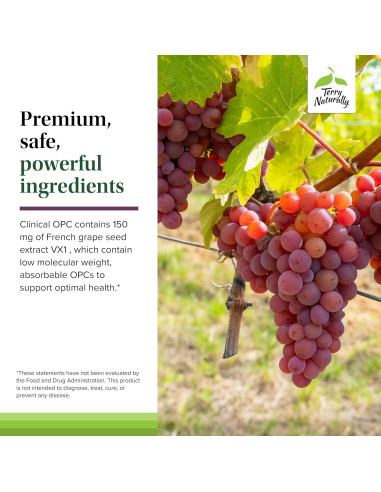 Suplemento Terry Naturally Clinical OPC 150 mg - 60 Gelatinas Blandas