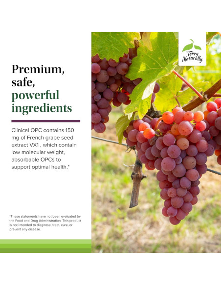 Suplemento Terry Naturally Clinical OPC 150 mg - 60 Gelatinas Blandas