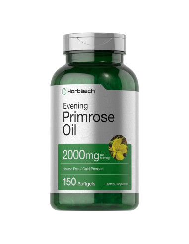 Cápsulas de Aceite de Onagra Horbach 2000mg - 150 Gelatinas Blandas