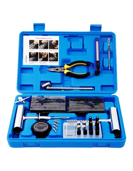 Kit de Reparación de Neumáticos AUTOWN 68 Piezas Universal