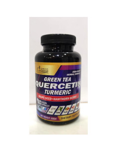 Suplemento de Quercetina Orgánica Cadane - 60 Cápsulas con Té Verde y Cúrcuma 2