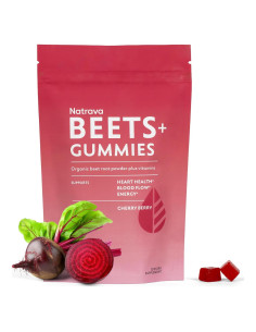 Gomitas Natrava Beets+ 60 unidades - Suplemento de remolacha