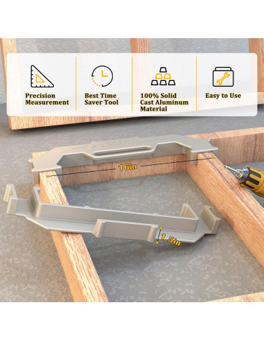 Herramienta de Enmarcado Octina 40,64 cm Aluminio Premium
