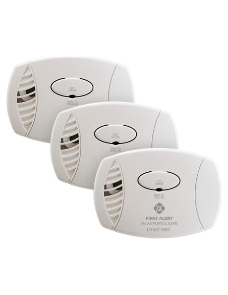 Detector de Monóxido de Carbono First Alert CO600, 3 Unidades Detector de Monóxido de Carbono First Alert CO600, 3 Unidades