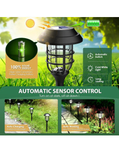 Luces Solares SOLPEX para Jardín, Paquete de 8, Blanco Frío 2