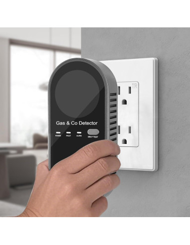 Detector de Monóxido de Carbono 4-en-1 LEMONTIAL Conectable