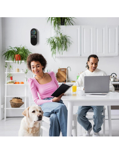 Detector de Monóxido de Carbono 4-en-1 LEMONTIAL Conectable