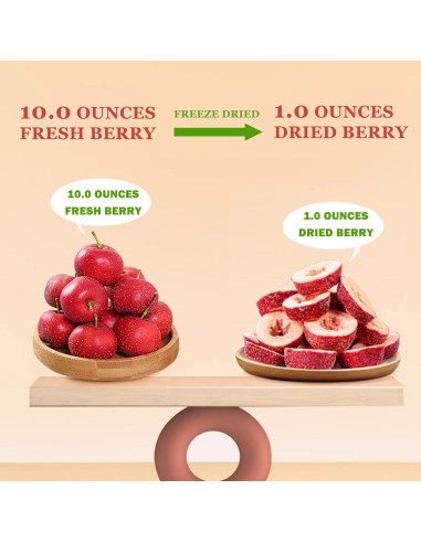 Bayas de Espino Deshidratadas HOLFLYING 113.4 g Sin Aditivos