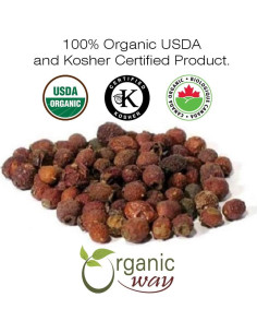 Bayas de Espino Orgánicas Cortadas 113g - Organic Way 2