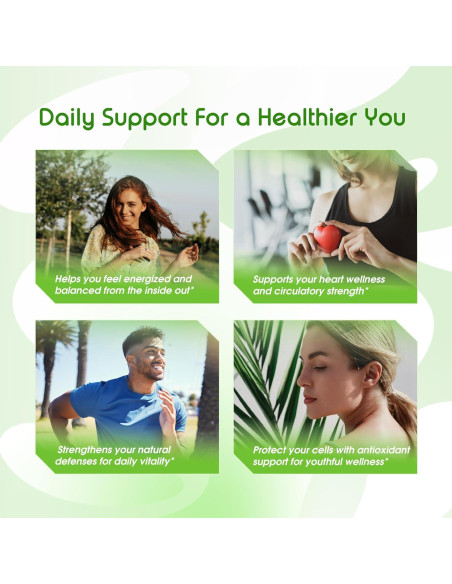 Cápsulas de Oliva Orgánica Vital Herbal - 150 Unidades - Antioxidante y Salud Inmunológica