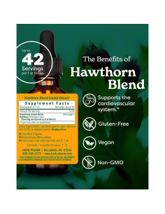 Extracto Líquido de Espino Herb Pharm 29.57 ml Orgánico 2