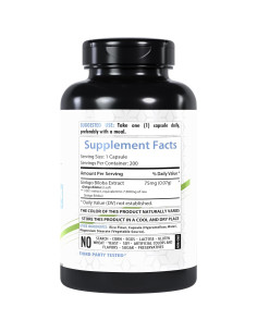 Suplemento Ginkgo Biloba HealthFare 7500mg 200 Cápsulas Veganas 2