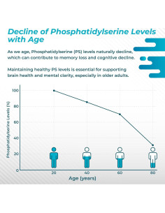 Suplemento Fosfatidilserina NuraFuse 150 cápsulas - Bienestar cerebral 2