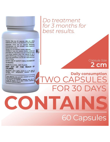 Suplemento Cerebral Hallusa Natural 60 Cápsulas Ginkgo Biloba B12 B9 B6