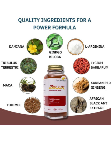 Suplemento Energético Zelux 113 g - Aumentador de Testosterona