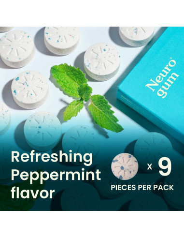 NeuroGum Chicle Energía y Enfoque Menta 54 Unidades