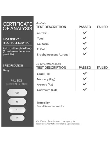 Astaxantina 12mg Double Wood - Antioxidante Potente 60 Geles