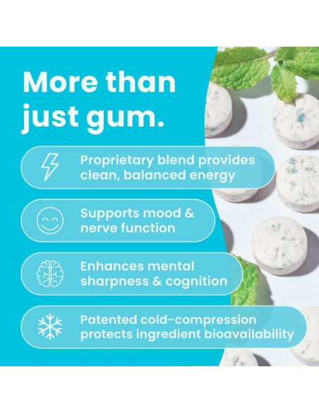 NeuroGum Chicle Energía y Enfoque Menta 54 Unidades