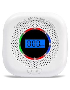 Detector de Monóxido de Carbono Tarewoeki Portátil con Pantalla LCD