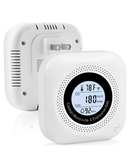 Detector de Monóxido de Carbono y Gas Daffypop YC302 Pro+