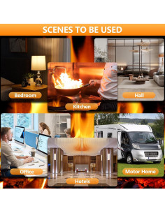 Detector de Monóxido de Carbono y Gas Daffypop YC302 Pro+ 2